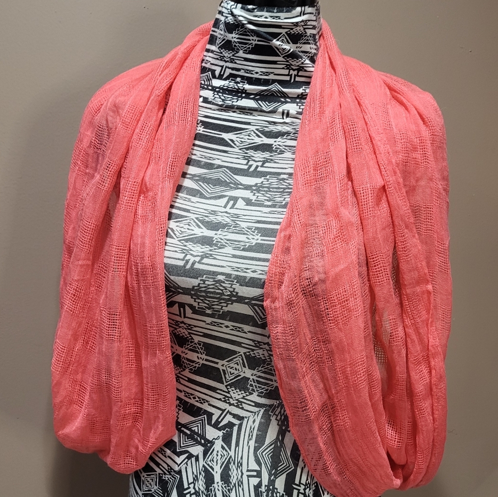 Pistil Orange Infinity Scarf - Picture 2 of 4
